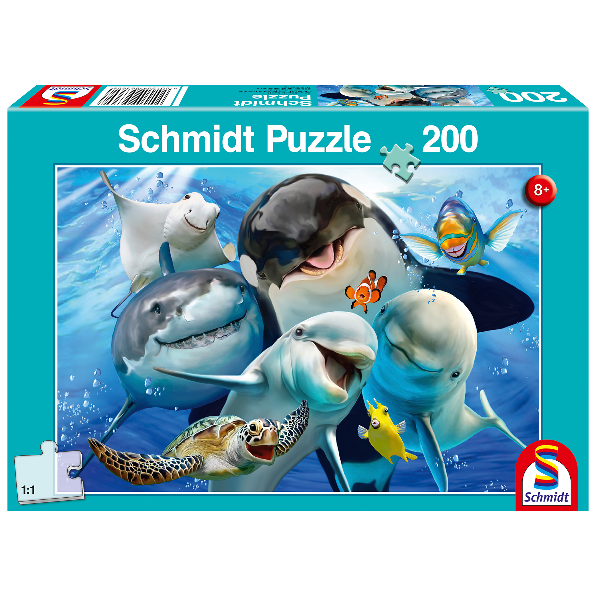 Friends Of The Underwater World 200 Piece Jigsaw Puzzle by Schmidt Puzzle