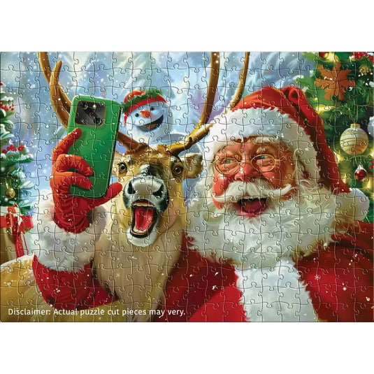 Selfie with Santa 300 Piece Jigsaw Puzzle by Eurographics - 3