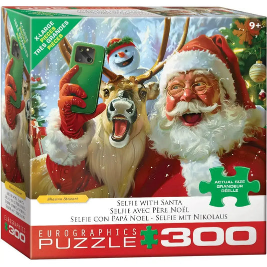 Selfie with Santa 300 Piece Jigsaw Puzzle by Eurographics - 1