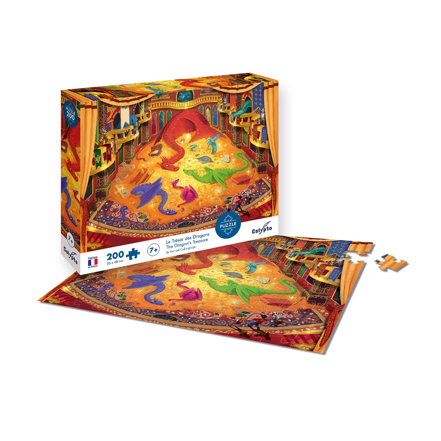 Le TrŽsor Des Dragons 200 Piece Jigsaw Puzzle by Sentosphere