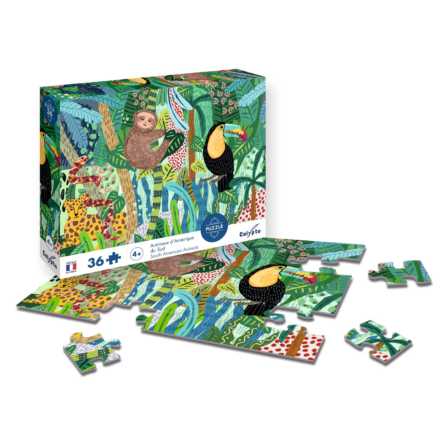 South America 36 Piece Jigsaw Puzzle by Sentosphere