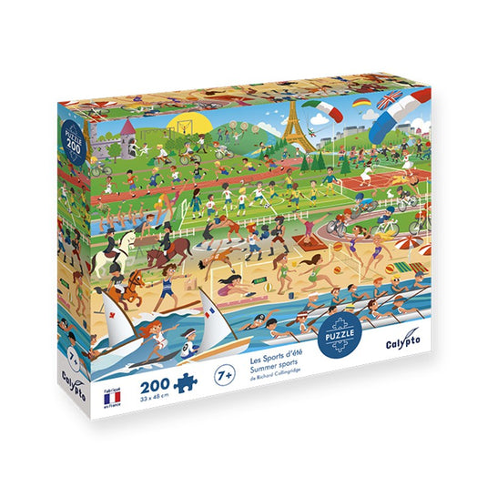 Summer Sports 200 Piece Jigsaw Puzzle by Sentosphere - 4