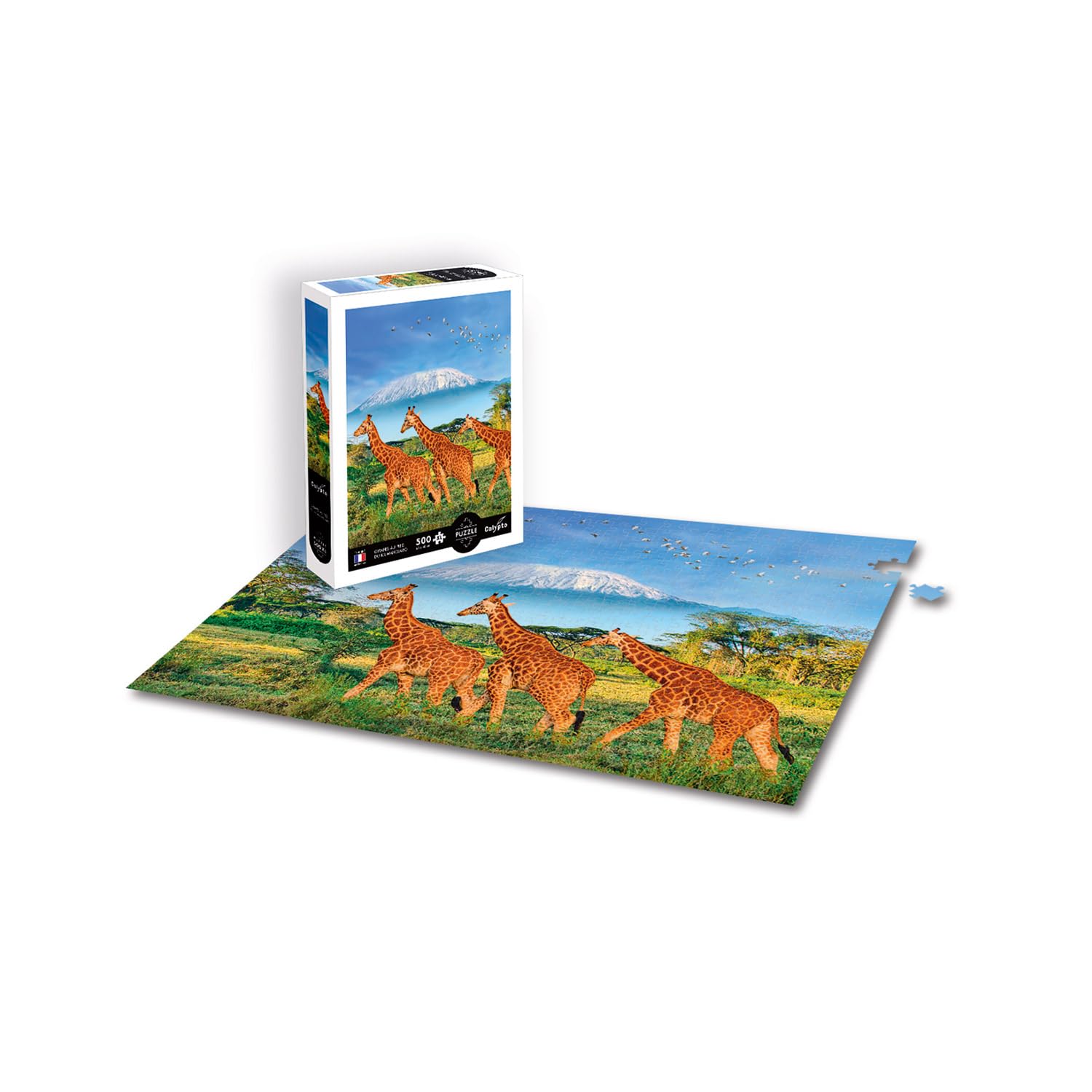 Giraffes 500 Piece Jigsaw Puzzle by Sentosphere