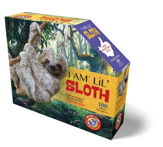 I Am Lil' Sloth 100 Piece Puzzle by Madd Capp Box Front