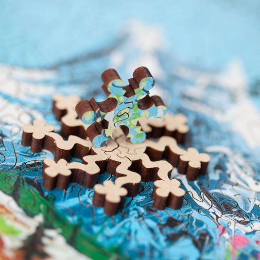 I Will Go There by Serge Dube 445 Piece Wooden Jigsaw Puzzle by Stumpcraft
