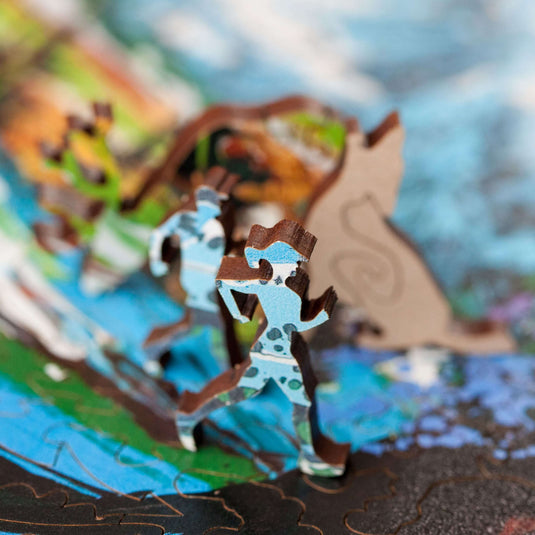 I Will Go There by Serge Dube 445 Piece Wooden Jigsaw Puzzle by Stumpcraft