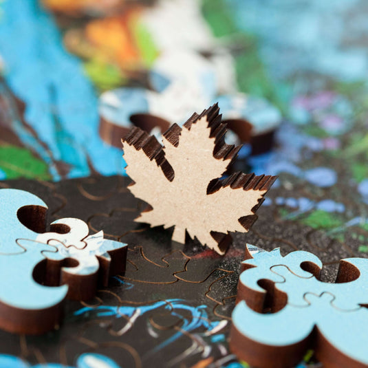 I Will Go There by Serge Dube 445 Piece Wooden Jigsaw Puzzle by Stumpcraft