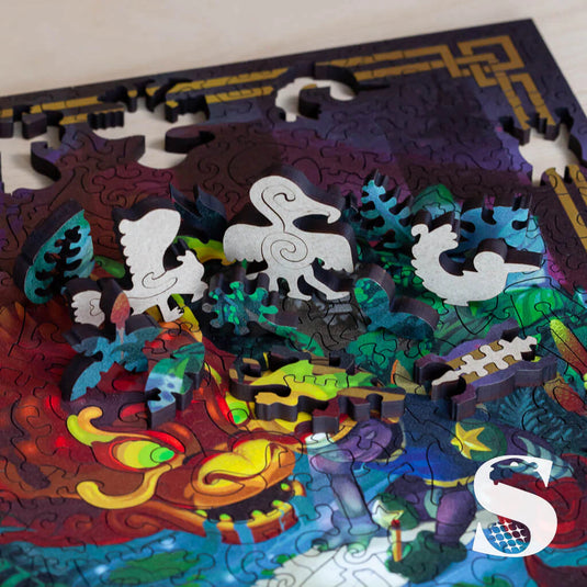 Dream Journal by Extra Crunchy 256 Piece Wooden Jigsaw Puzzle by Stumpcraft