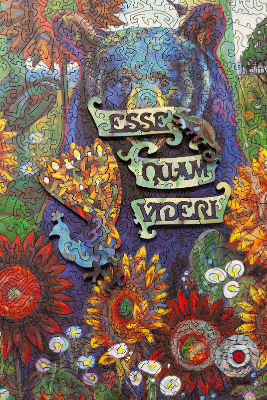 Queen Bee by Kari Lehr 529 Piece Wooden Jigsaw Puzzle by Stumpcraft