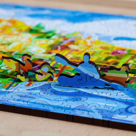 Falling by Mandy Budan 461 Piece Wooden Jigsaw Puzzle by Stumpcraft