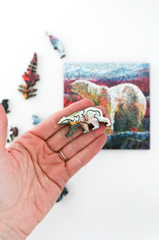 Polar Expedition by John Webster 58 Piece Wooden Jigsaw Puzzle by Stumpcraft