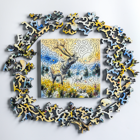I Am by Alex Fong 68 Piece Wodden Jigsaw Puzzle by Stumpcraft