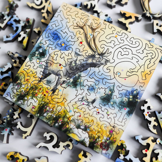 I Am by Alex Fong 68 Piece Wodden Jigsaw Puzzle by Stumpcraft