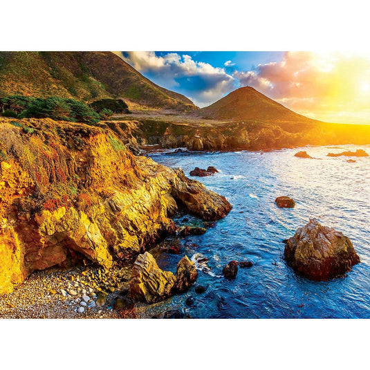 Sunset on the Pacific Coast 1000 Piece Jigsaw Puzzle by Eurographics - 2