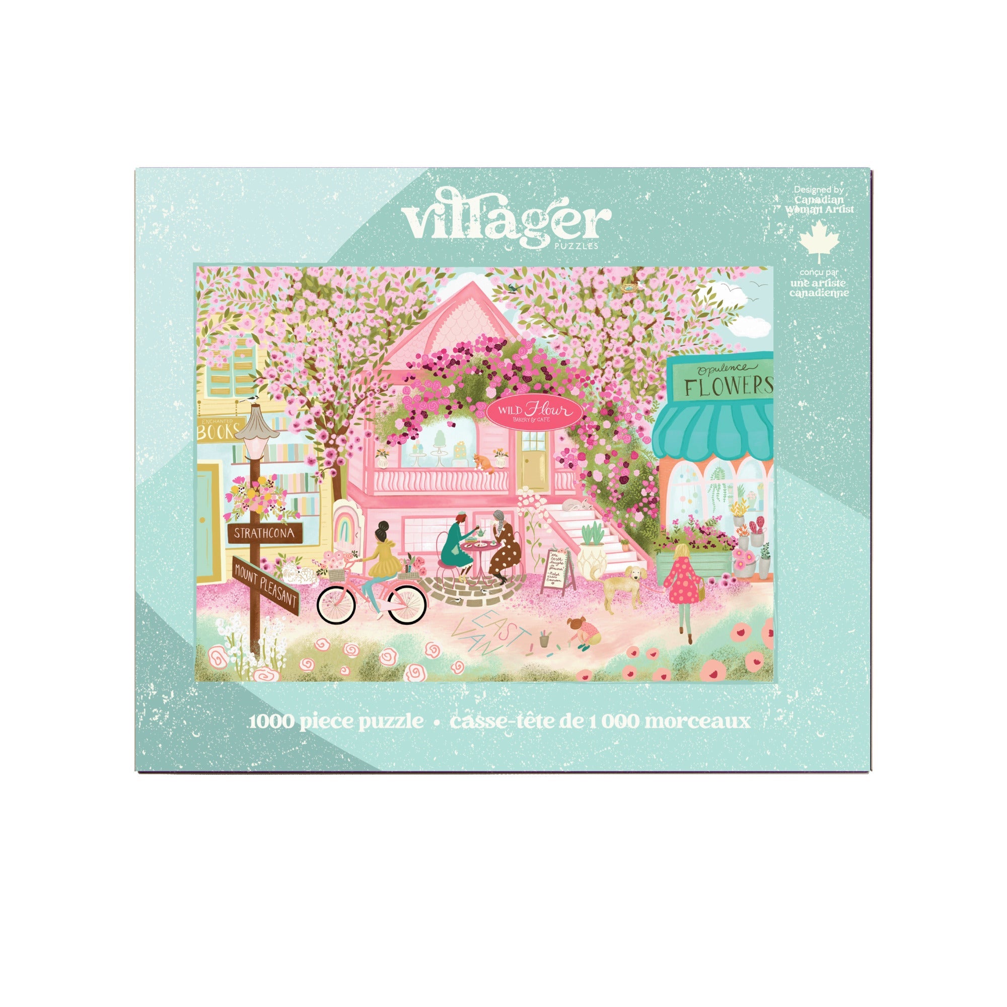 City in Bloom 1000 Piece Jigsaw Puzzle by Villager Puzzles
