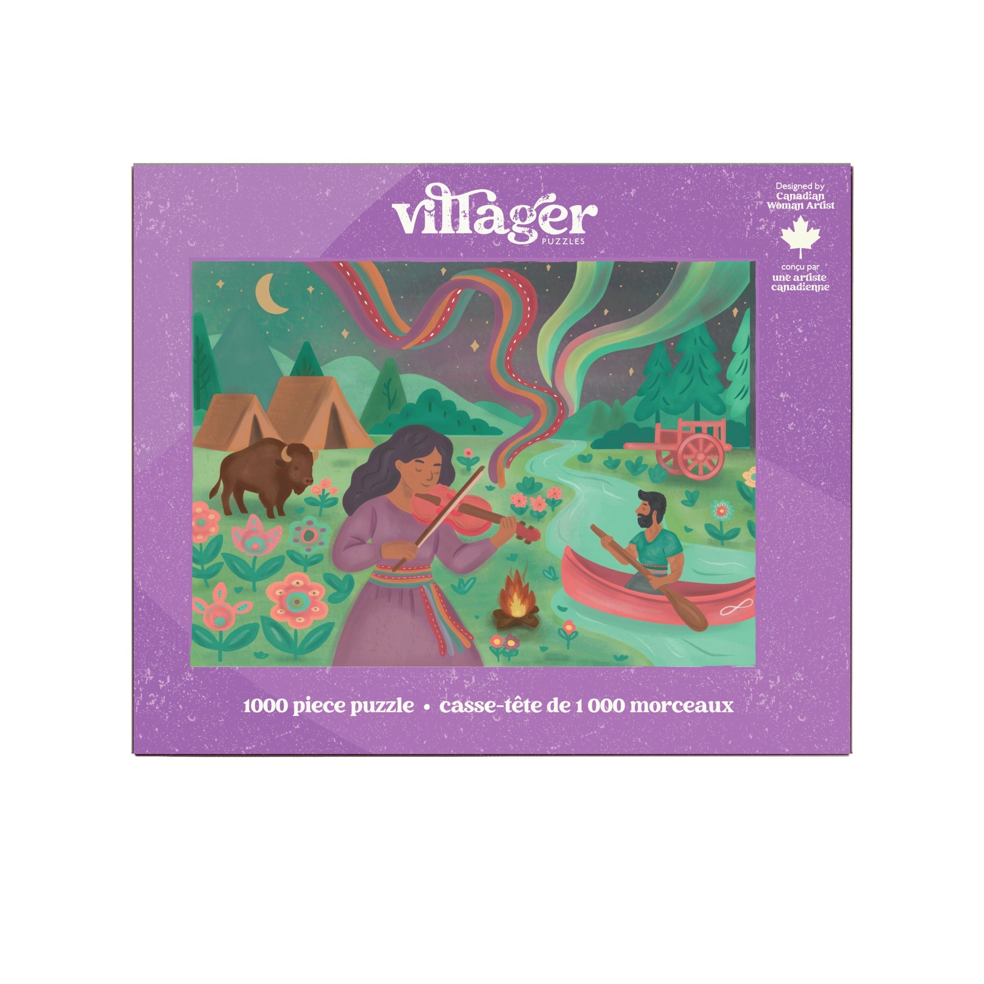 Dancing Sky 1000 Piece Jigsaw Puzzle by Villager Puzzles