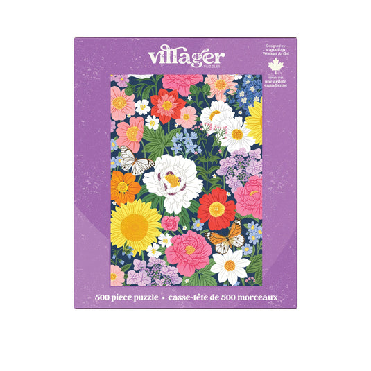 Midnight Blooms | 500-Piece Puzzle for Adults | Designed in Canada by Jori Pop - 2