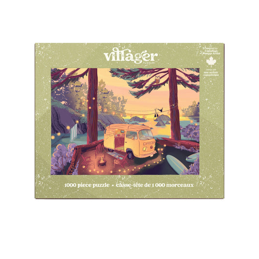 Twilight Campsite | 1000-Piece Puzzle for Adults | Designed in Canada by Capri Sadler - 2