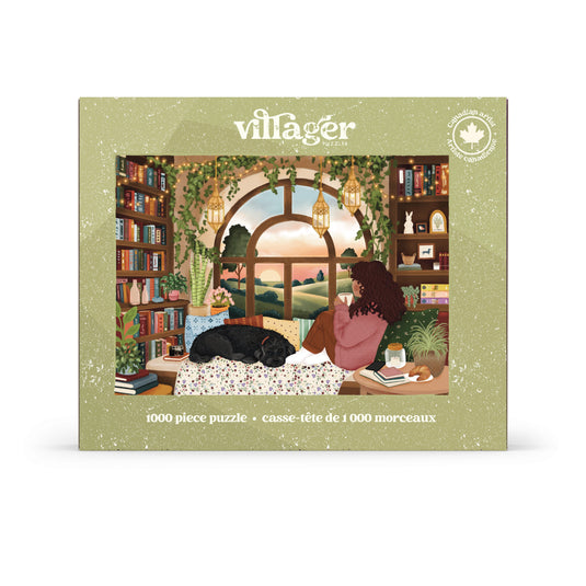 Book Nook 1000 Piece Puzzle by Villager Puzzles