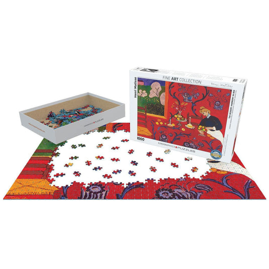 Harmony in Red by Matisse 1000 Piece Jigsaw Puzzle by Eurographics - 3