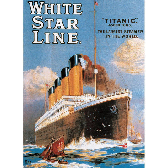Titanic - White Star Line 1000 Piece Jigsaw Puzzle by Eurographics - 2