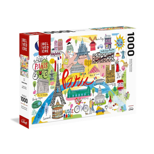 Paris (Farida) 1000 Piece Jigsaw Puzzle by Pbi Puzzle - 1
