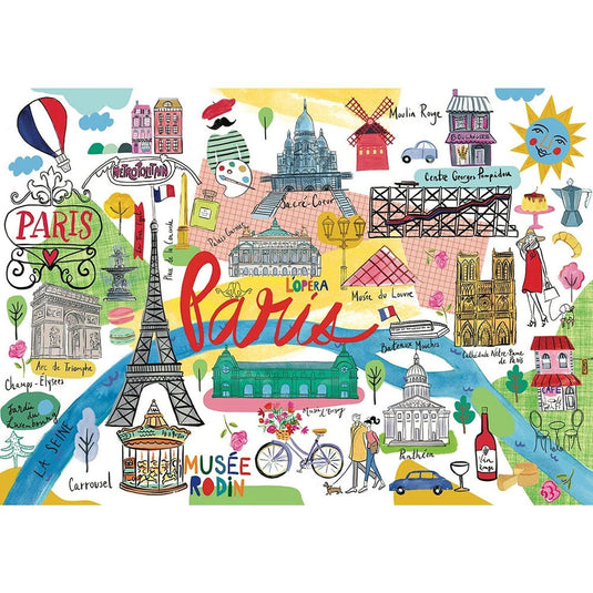 Paris (Farida) 1000 Piece Jigsaw Puzzle by Pbi Puzzle - 2