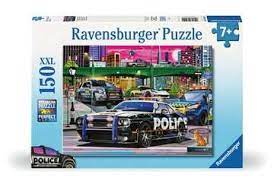 Police on Patrol 150 Piece Jigsaw Puzzle by Ravensburger - 1
