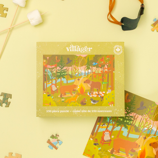 Camp Canadiana 250 Piece Puzzle by Villager Puzzles