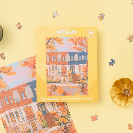 Touring Montreal 1000 Piece Puzzle by Villager Puzzles