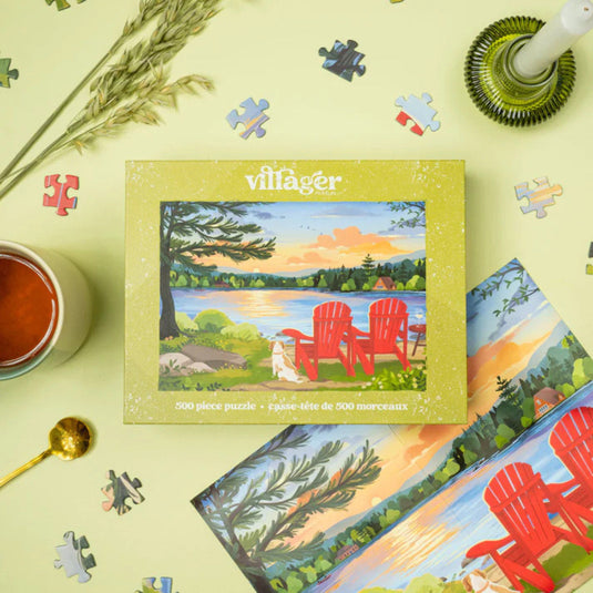 Cottage Country 500 Piece Jigsaw Puzzle by Villager Puzzles - 3