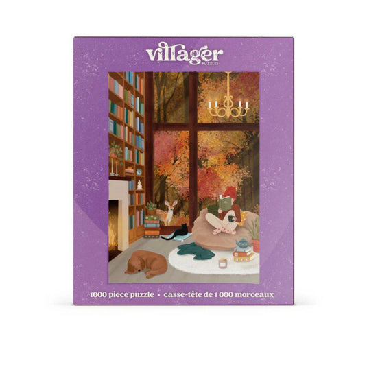 Dream Library 1000 Piece Jigsaw Puzzle by Villager Puzzles - 1