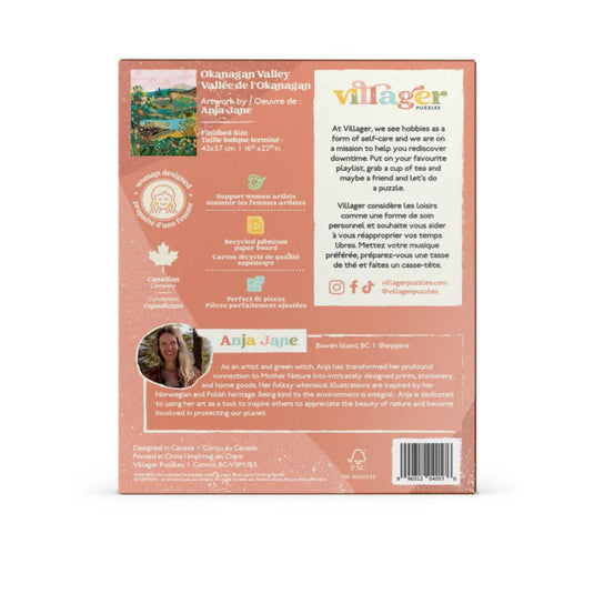 Okanagan Valley 500 Piece Jigsaw Puzzle by Villager Puzzles - 2