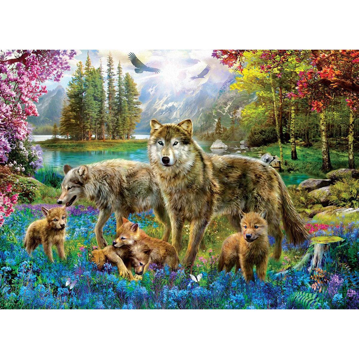 Wolf Lake Fantasy by JanPatrik 500 Piece Jigsaw Puzzle by Eurographics