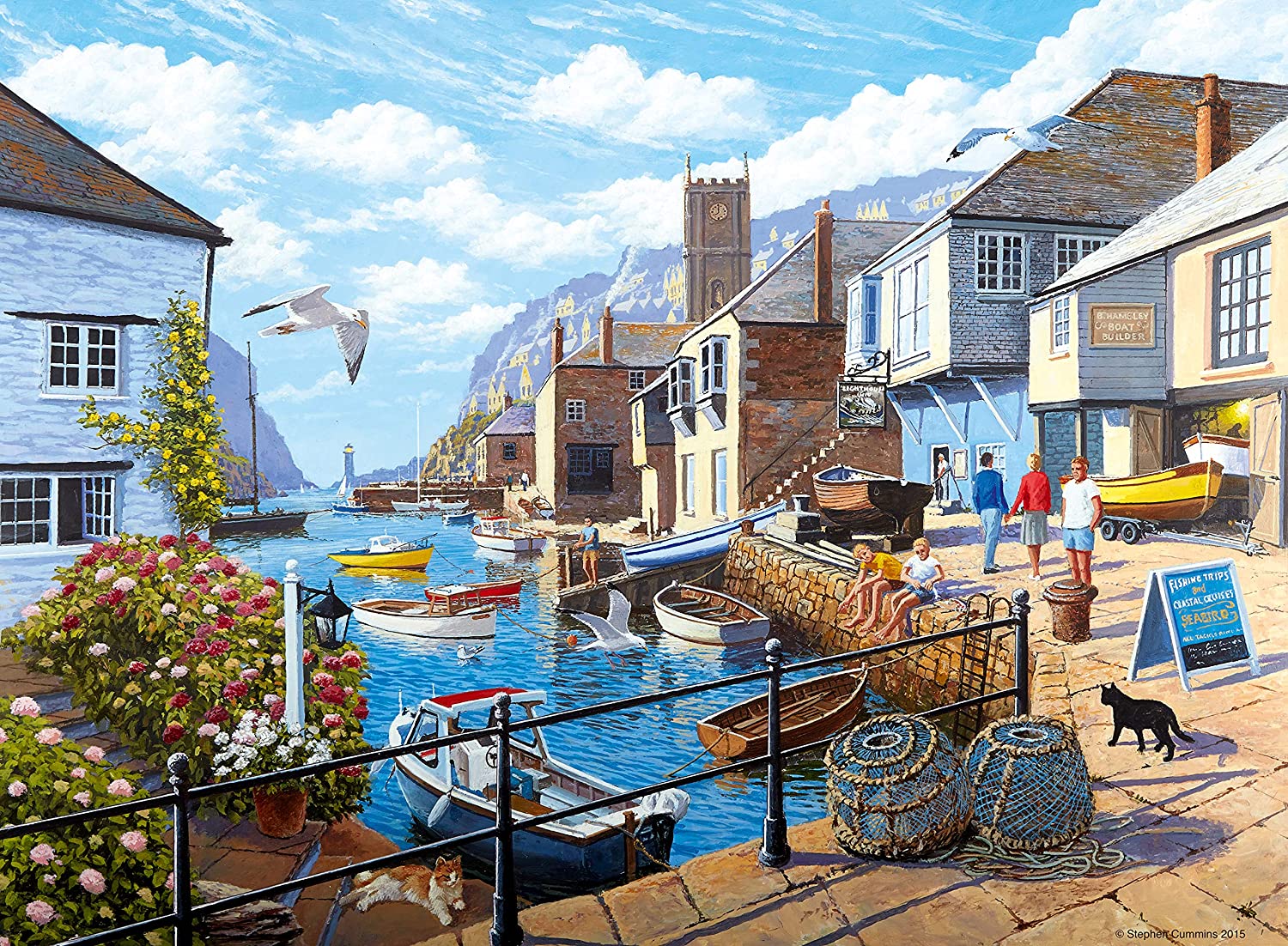 Tranquil Harbour 500 Piece Jigsaw Puzzle by Ravensburger