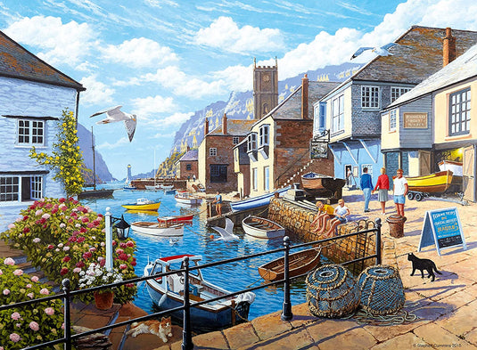 Tranquil Harbour 500 Piece Jigsaw Puzzle by Ravensburger - 2