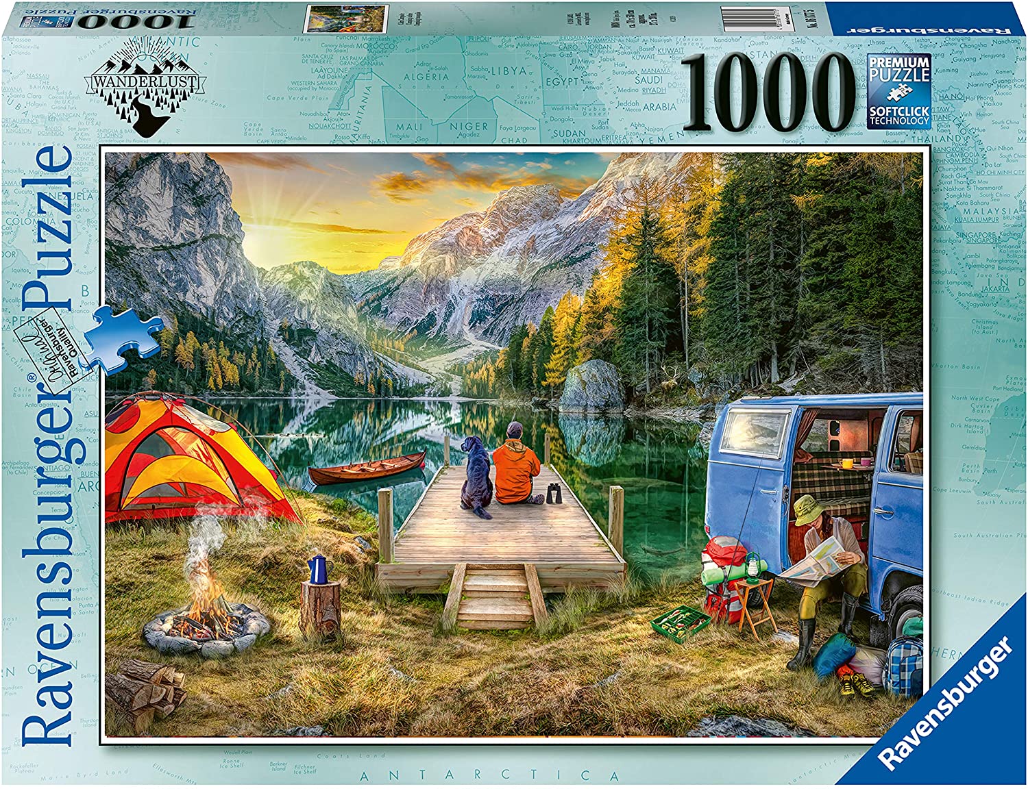 Calm Campside 1000 Piece Jigsaw Puzzle by Ravensburger