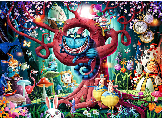 Alice in Wonderland: Almost Everyone is Mad 1000 Piece Jigsaw Puzzle by Ravensburger - 1