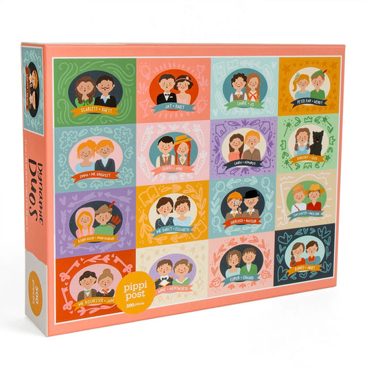 Dynamic Duos - 500 Piece Jigsaw Puzzle by Pippi Post