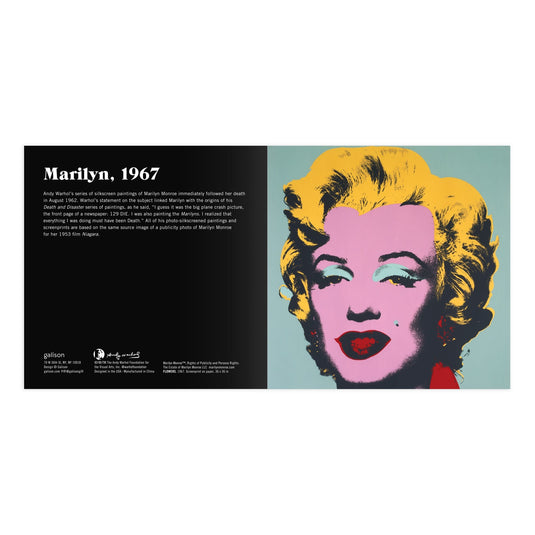 Marilyn 2-in-1 16 Sliding Wooden Piece Jigsaw Puzzle by Galison - 6