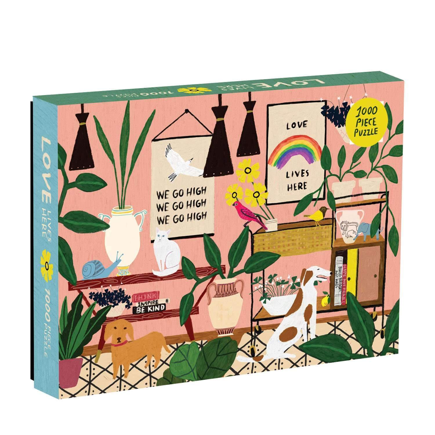 Love Lives Here 1000 Piece Jigsaw Puzzle by Galison