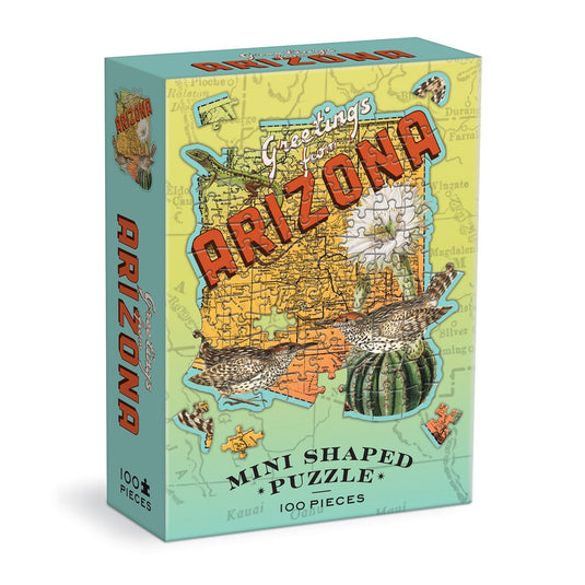 Arizona 100 Piece Shaped Jigsaw Puzzle by Galison - 1