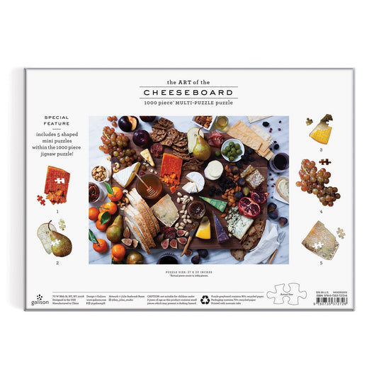 Art of the Cheeseboard 1000 Piece Jigsaw Puzzle by Galison - 3