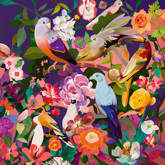 Art & Soul: Bird Watching 750 Piece Jigsaw Puzzle by Ravensburger - 1