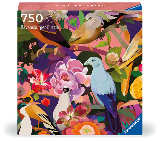 Art & Soul: Bird Watching 750 Piece Jigsaw Puzzle by Ravensburger - 2