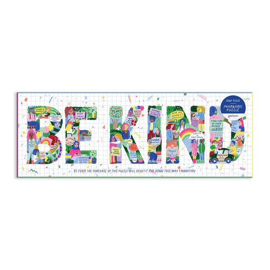 Be Kind 1000 Piece Jigsaw Puzzle by Galison - 2