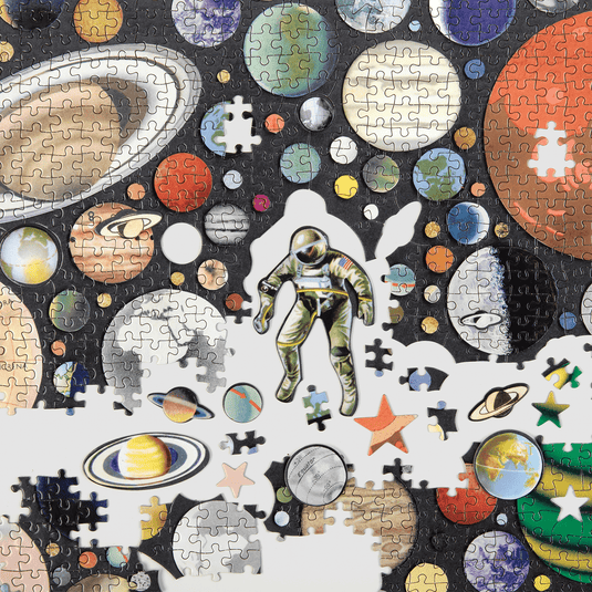 Zero Gravity 1000 Piece Shaped Jigsaw Puzzle by Galison - 4