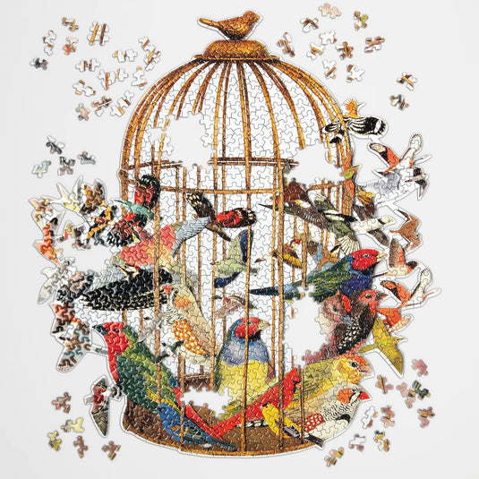 Bouquet of Birds 750 Piece Jigsaw Puzzle by Galison