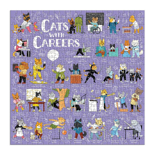 Cats with Careers 500 Piece Jigsaw Puzzle by Galison