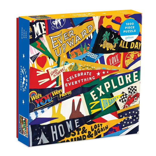 Celebrate Everything 1000 Piece Jigsaw Puzzle by Galison - 1